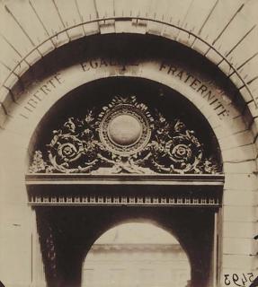 Eugene Atget - Grille, Hôpital Beaujeon, C.1900