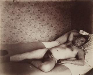 Eugène Atget - Untitled (Male Nude)