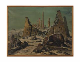 Eugene Berman - Crollo Di Piloni