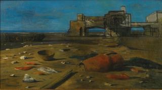 Eugene Berman - Débris Antique Dans Un Paysage