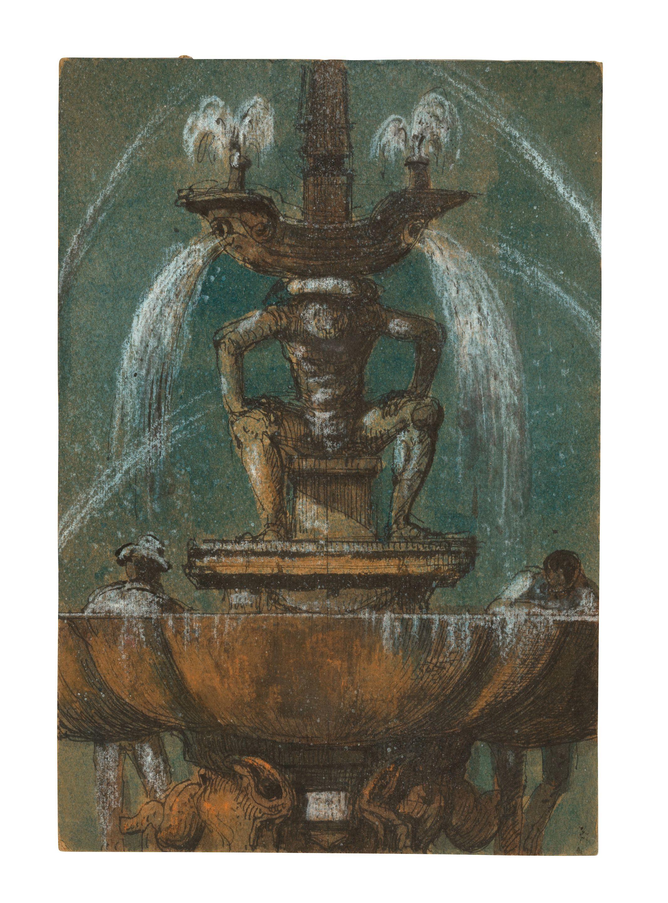 Eugene Berman - Fountain