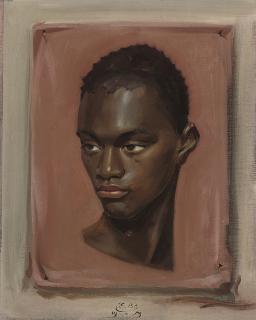 Eugene Berman - Head of a boy