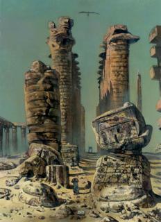 Eugene Berman - Le Colonne di Karnak