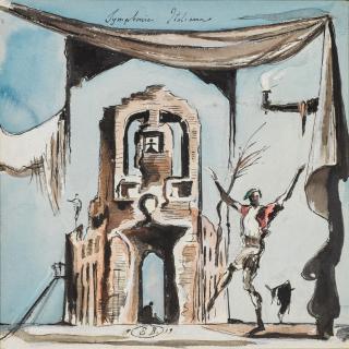 Eugene Berman - Set Design for Felix Mendelssohn\'s Italian Symphony