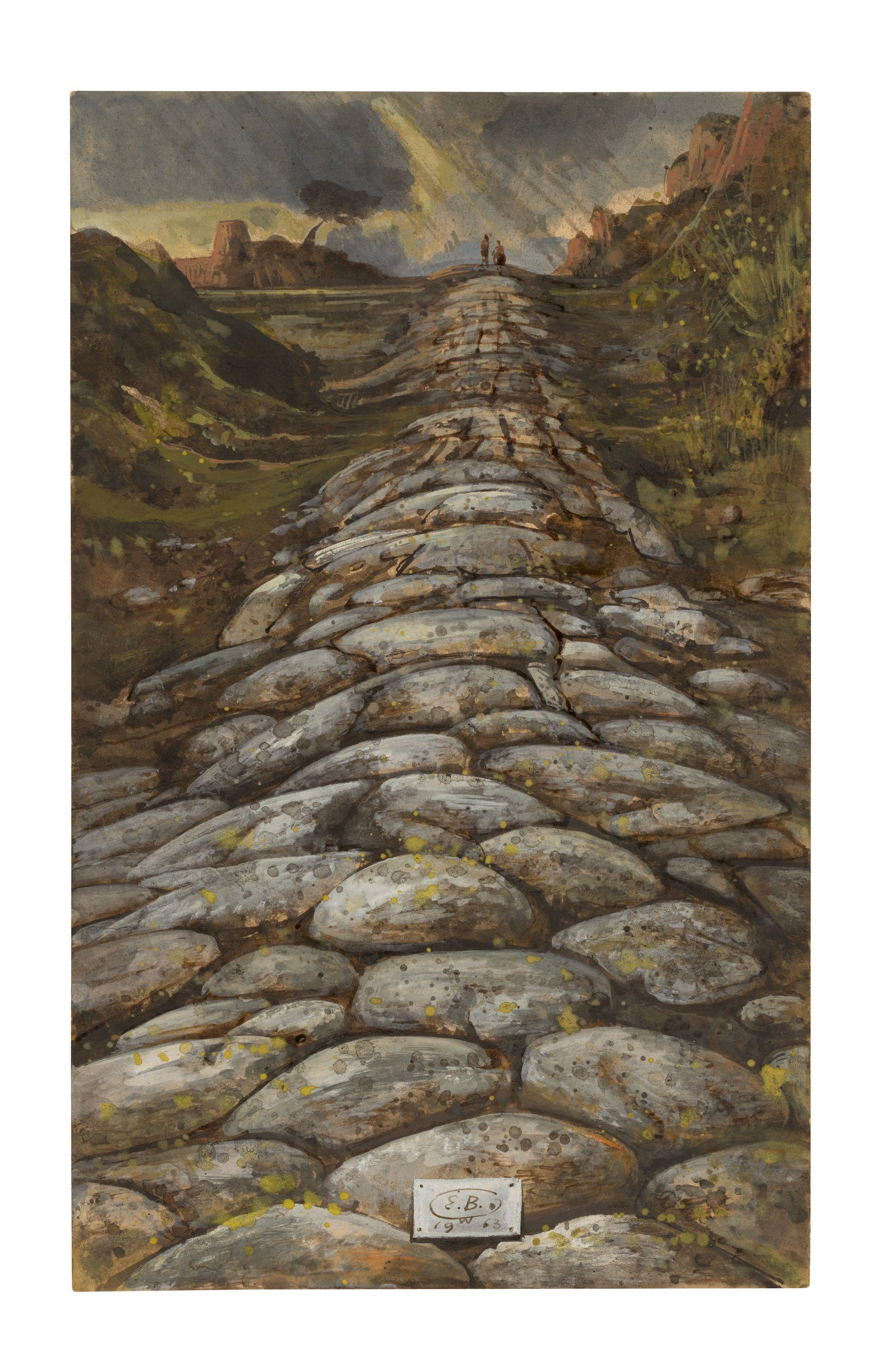 Eugene Berman - Una via Romana antica