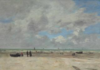Eugene Boudin - Berck, La Plage Marée Basse