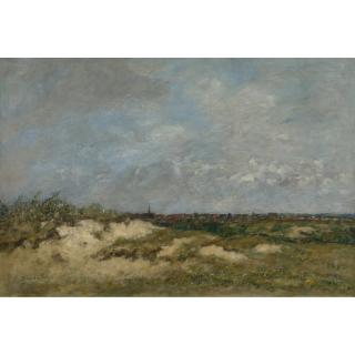 Eugène Boudin - Berck. Les Dunes Par Gros Temps