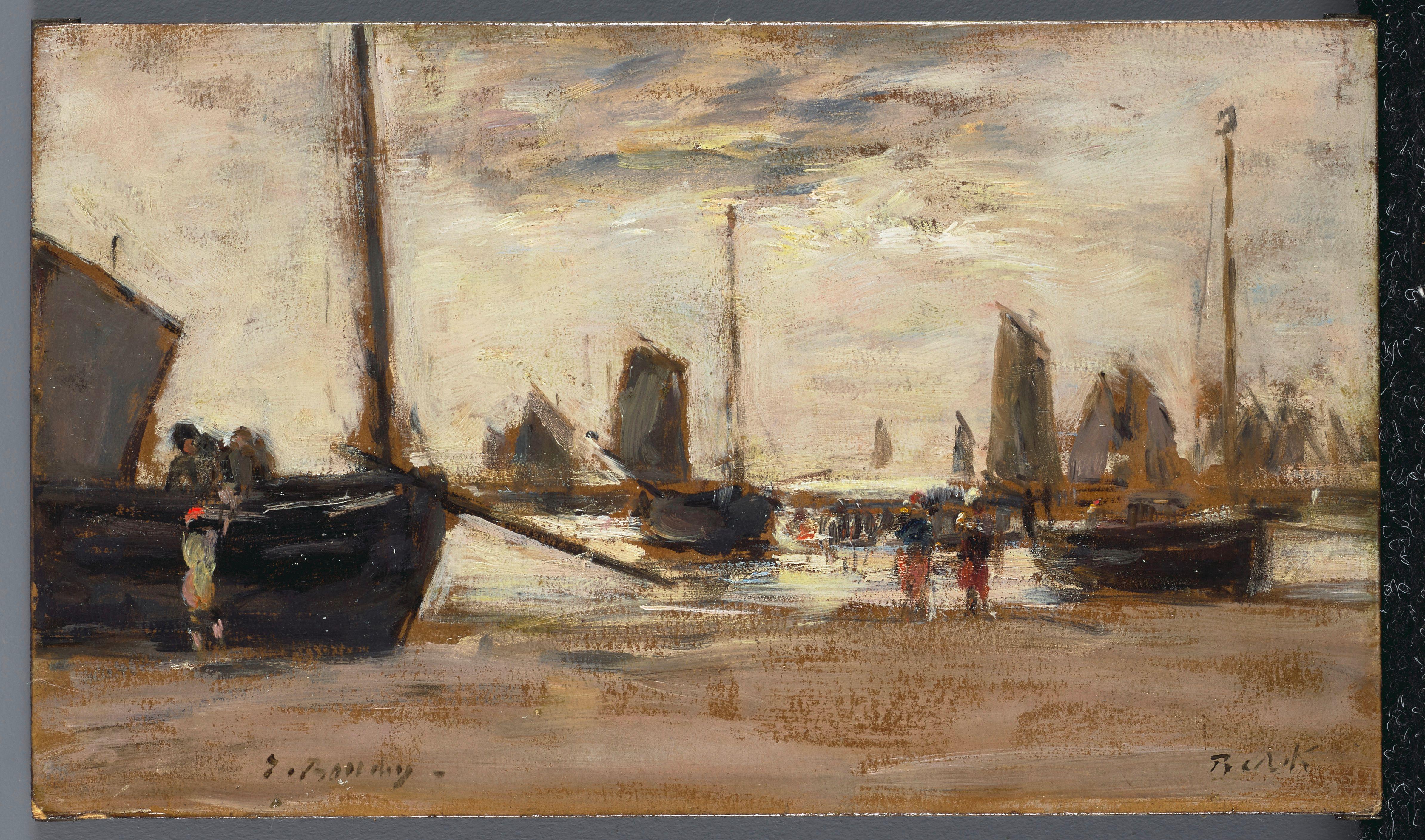 Eugène Boudin - Berck. Marée Basse