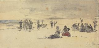 Eugene Boudin - Berck, Marée basse