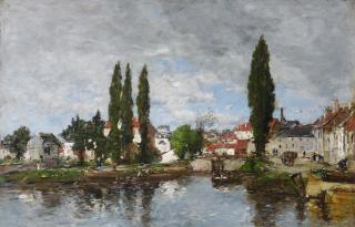 Eugène Boudin - Bruxelles, Le Canal De Louvain