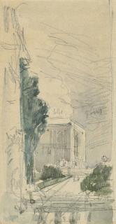 Eugène Boudin - Château de Bourdainville