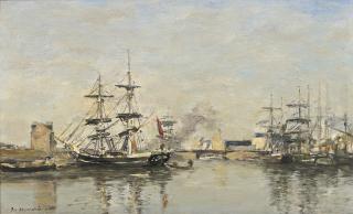 Eugène Boudin - Deauville, Le Bassin