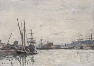Eugène Boudin - Deauville. Le Bassin