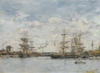 Eugene Boudin - Deauville, Le Bassin