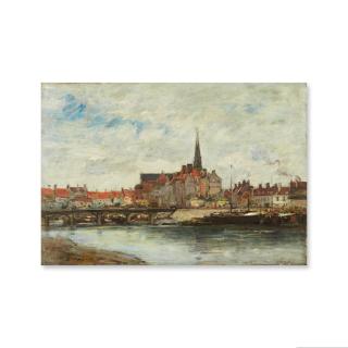 Eugène Boudin - Dunkerque, La ville et la Cathédrale