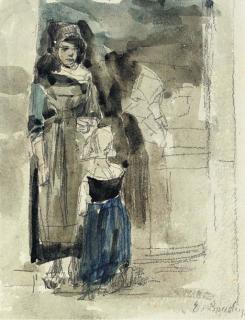 Eugène Boudin - Eglise bretonne