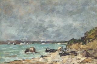 Eugène Boudin - Environ De Plougastel