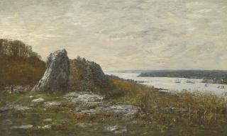 Eugène Boudin - Environs de Brest, embouchure de l\'Élorn