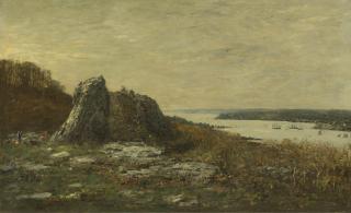 Eugène Boudin - Environs De Brest. Embouchure De L\'Élorn