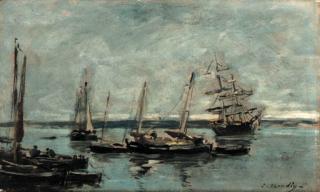 Eugene Boudin - Environs de Camaret