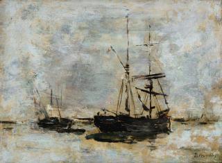 Eugène Boudin - Environs De Trouville