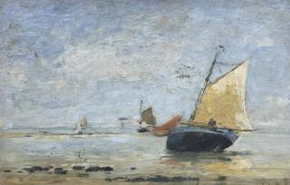 Eugène Boudin - Environs de Trouville