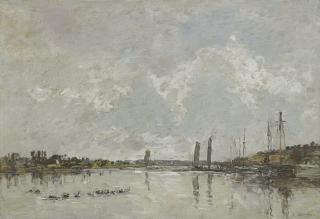 Eugène Boudin - Environs du Faou