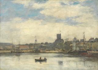 Eugène Boudin - Fécamp. Le port