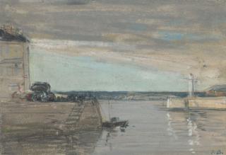 Eugène Boudin - Honfleur, le port