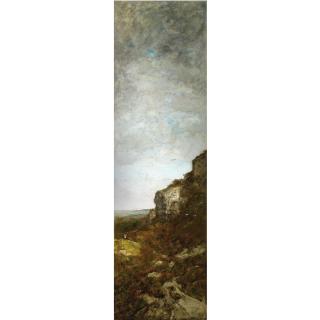 Eugène Boudin - La Chasse Aux Perdrix Sur La Falaise