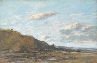 Eugène Boudin - La Grève, environs de Honfleur