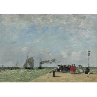 Eugène Boudin - La Jetée Du Havre