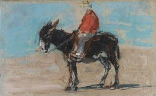 Eugène Boudin - La promenade sur la plage