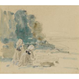 Eugène Boudin - Lavandières