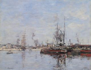 Eugène Boudin - Le Havre, L\'Avant-Port