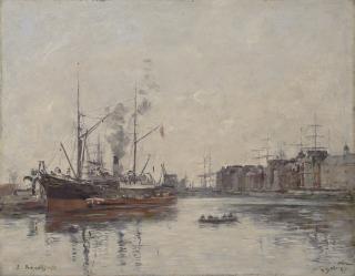 Eugene Boudin - Le Havre, Le Bassin de la Barre