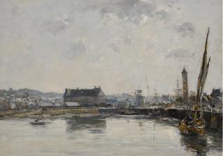 Eugène Boudin - Le Port De Trouville