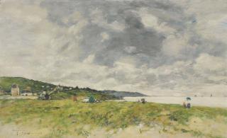 Eugene Boudin - Le Rivage De Tourgeville