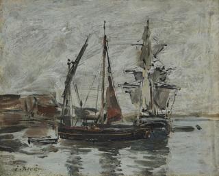 Eugène Boudin - Marine. Voiliers