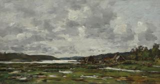 Eugène Boudin - Paysage Breton