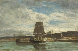 Eugène Boudin - Port normand