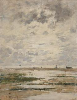 Eugene Boudin - Promeneuses À Marée Basse