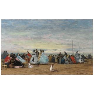 Eugène Boudin - Scène De Plage À Trouville
