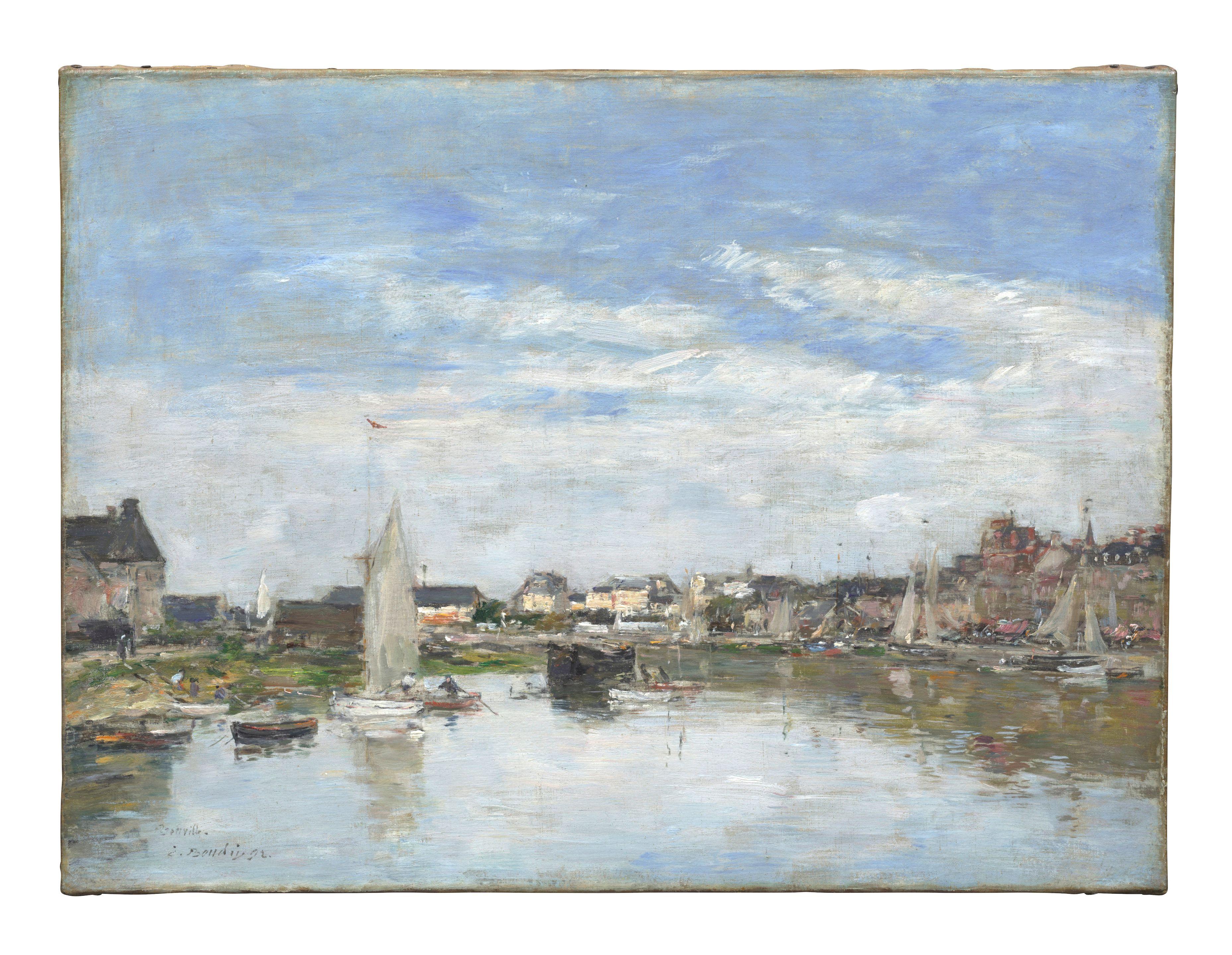 Eugène Boudin - Trouville, la Port