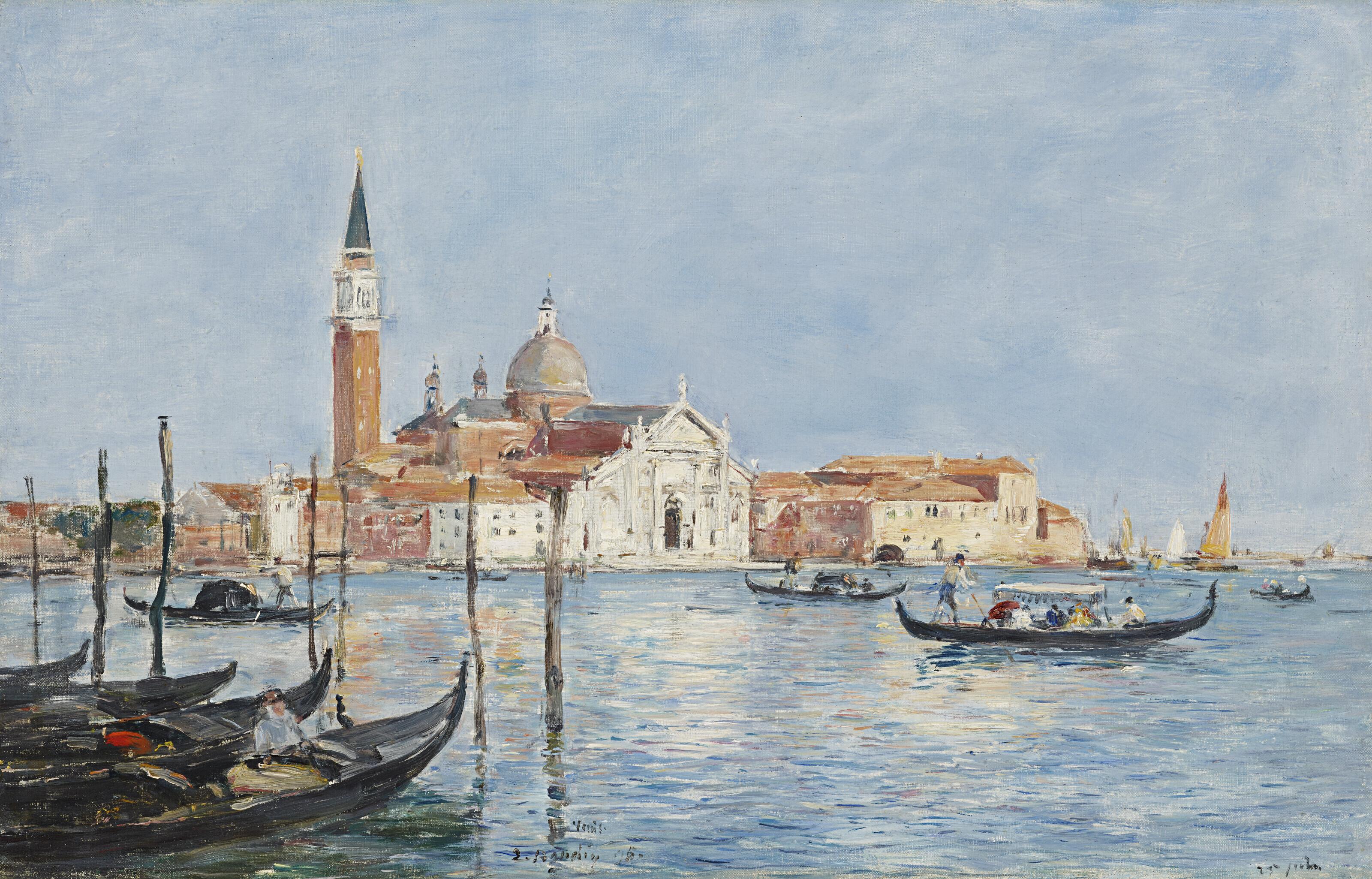 Eugène Boudin - Venise, Église San Giorgio