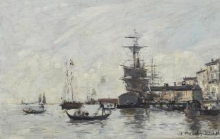Eugène Boudin - Vue De Venise