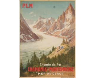 Eugène Bourgeois - Chamonix- Montenvers / \