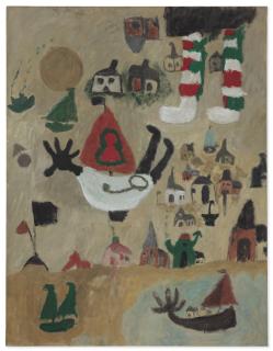 Eugène Brands - Wandelen (Promenade in the Village)