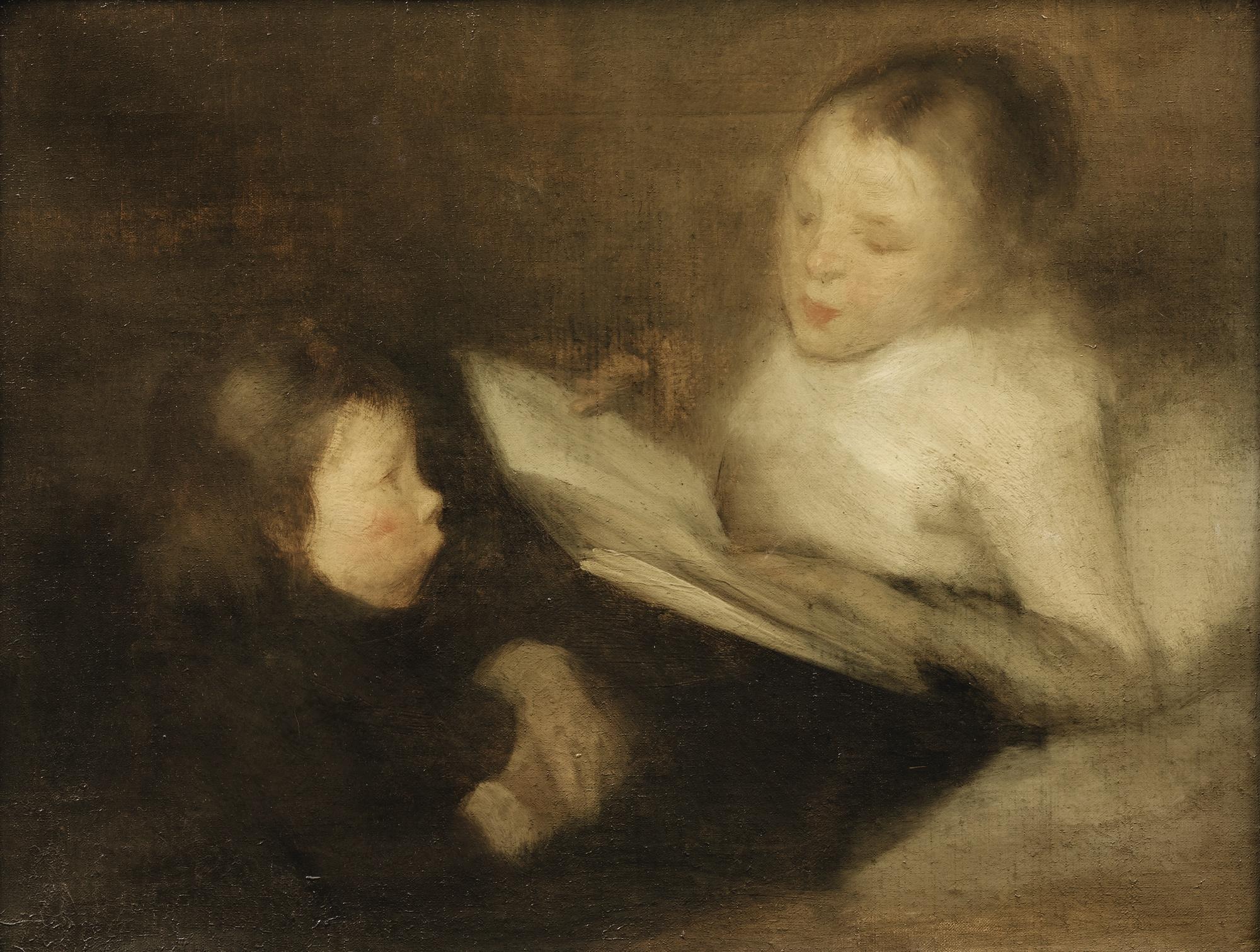 Eugène Carrière - A Nice Tale