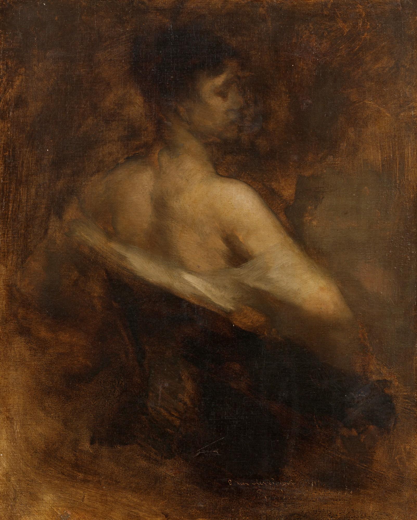 Eugène Carrière - Etude de femme